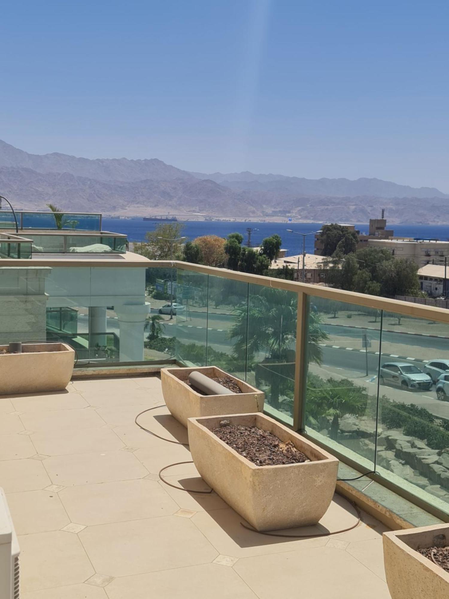 Ferienwohnung Palmore Top Luxury Penthause With Juccuzi First Line Of The Seaside Eilat Exterior foto