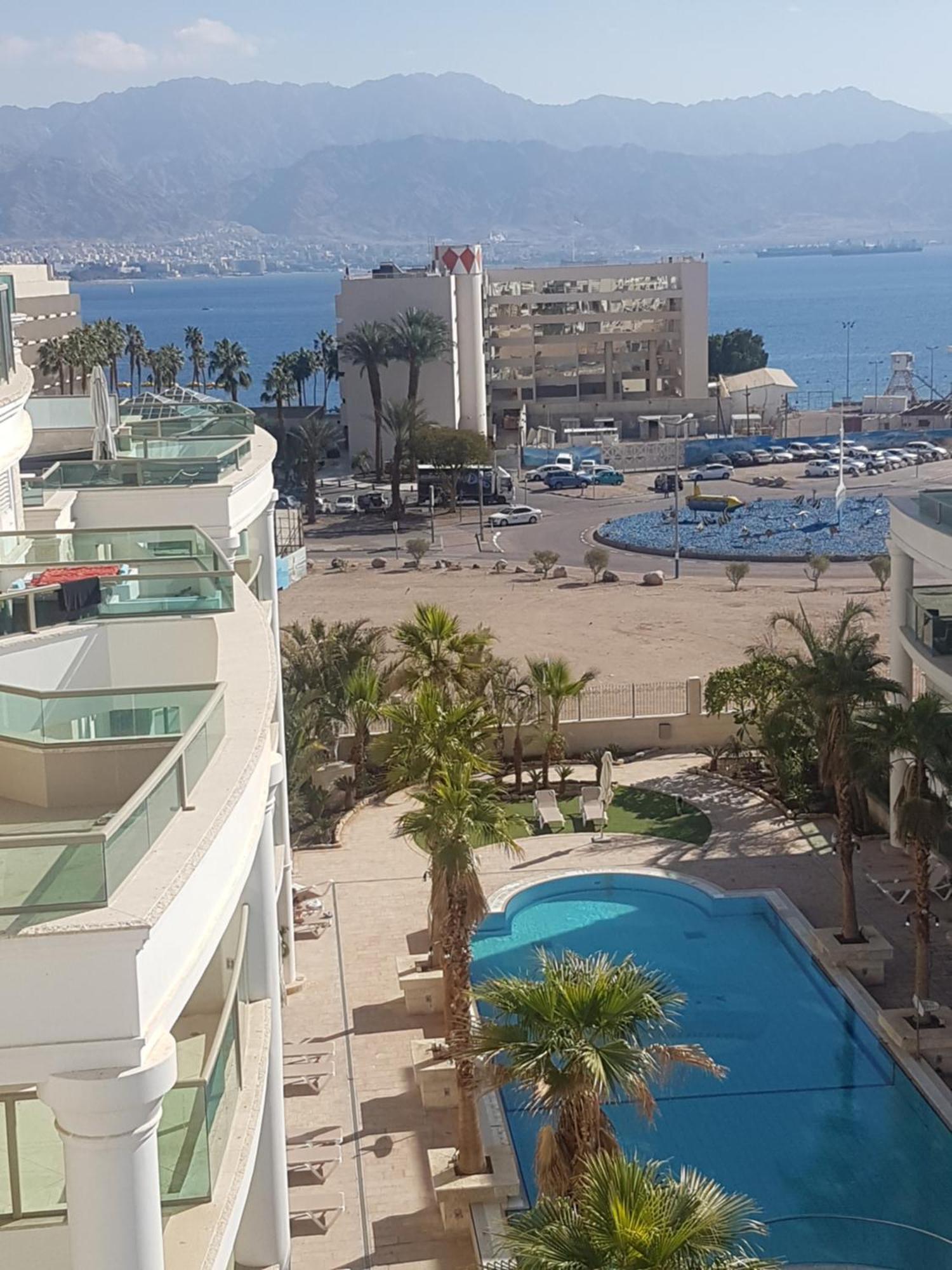Ferienwohnung Palmore Top Luxury Penthause With Juccuzi First Line Of The Seaside Eilat Exterior foto