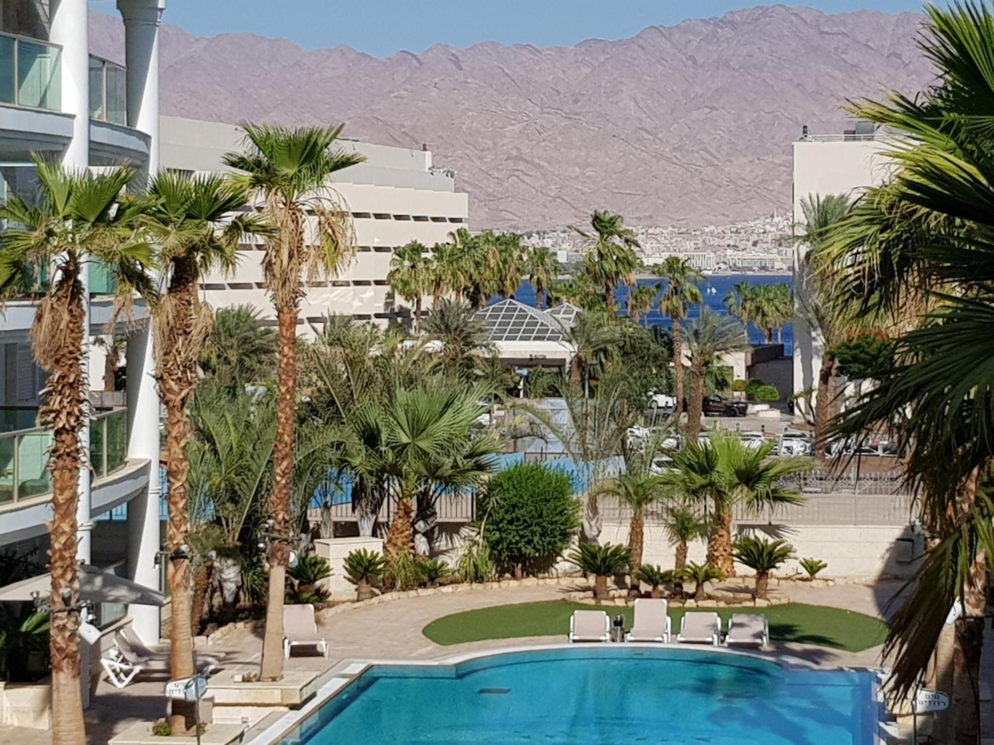 Ferienwohnung Palmore Top Luxury Penthause With Juccuzi First Line Of The Seaside Eilat Exterior foto